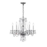 Traditional Crystal 5 Light Medium Chandelier by Crystorama 5085