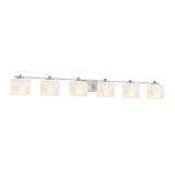 Alabaster Rocks Era 6 Light Vanity Light by Justice Design - ALR-8446-55