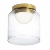 Nadine 10W 1 LED 7 Inch Wide Flush Mount by Dainolite - NAD-810LEDFH
