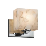 Alabaster Rocks Era 1 Light Oval Wall Sconce by Justice Design - ALR-8447-30