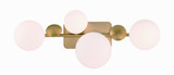 Vine 32W 4 LED Bath Vanity 7.5 Inch Tall and 28 Inch Wide by Eurofase - 49086