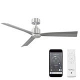 Clean 3 Blade Ceiling Fan 13.75 Inches Tall and 52 Inches Wide by WAC  - F-003