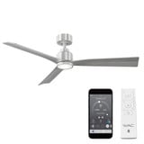 Clean 3 Blade Ceiling Fan with Light Kit 52 Inches Wide by WAC  - F-003L
