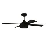 Theo 4 Blade Ceiling Fan with Light Kit 42 Inch Wide by Craftmade - THO42