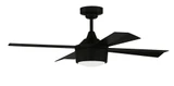Theo 4 Blade Ceiling Fan with Light Kit 42 Inch Wide by Craftmade - THO42
