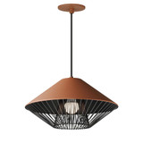 Phoenix 9W 1 LED Medium Pendant 15.5 Inch Length by ET2 - E11395