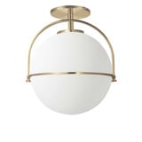 Paola 1 Light 11.5 Inch Wide Semi Flush Mount by Dainolite - PAO-121SF