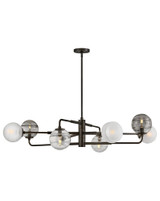 Oberon 5W 8 LED Adjustable Chandelier 48 Inch Wide by Fredrick Ramond - FR30508