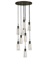 Cosette 12W 9LED Adjustable Pendant 19.75 Inch Wide by Fredrick Ramond - FR31104