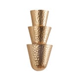 Bucharest 3 Light Wall Sconce 18 Inch Tall and 8.25 Inch Wide by Corbett - 508-03