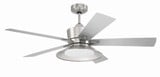Topper 5 Blade Ceiling Fan with Light Kit 52 Inch Wide by Craftmade - TOP52-5