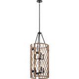 Oana 6 Light Small 2 Tier Cylinder Shaped Chandelier by Kichler - 52079