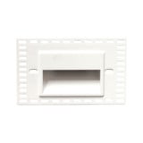 3.3W 1 LED Horizontal Invisible Trim Step Light 3 Inch Tall by WAC - WL-LED100TR