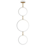 Hoopla 14W 3 LED Chandelier 49 Inch Tall and 15.75 Inch Wide by ET2 - E24321