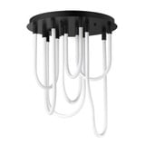 Soleil 7 LED Flush Mount 25.25 Inch Tall and 20 Inch Wide by ET2 - E24987