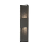 Grate 12W 2 LED Outdoor Wall Mount 30 Inch Tall and 6.25 Inch Wide by ET2 - E30395