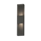Grate 12W 2 LED Outdoor Wall Mount 30 Inch Tall and 6.25 Inch Wide by ET2 - E30395
