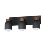 Pompeii 3 Light Bath Vanity 8.75 Inch Tall and 21 Inch Wide by Maxim - 10623
