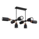 Pompeii 8 Light Linear Pendant 12.25 Inch Tall and 30.75 Inch Wide by Maxim - 10628