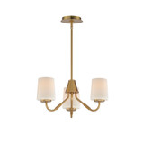 Durham 3 Light Mini Chandelier 8 Inch Tall and 18.5 Inch Wide by Maxim - 12695