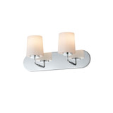 Durham 2 Light Bath Vanity 8 Inch Tall and 18 Inch Wide by Maxim - 12892