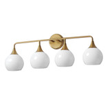 Neve 4 Light Bath Vanity 10.75 Inch Tall and 31 Inch Wide by Maxim - 21224