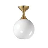 Neve 1 Light Semi Flush Mount 14 Inch Tall and 9 Inch Wide by Maxim - 21229