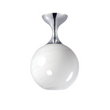 Neve 1 Light Semi Flush Mount 14 Inch Tall and 9 Inch Wide by Maxim - 21229