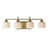 Bisque 4 Light Bath Vanity 10 Inch Tall and 32 Inch Wide by Maxim - 21494