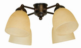 Accessory 36W 4 LED Universal Fan Light Kit 19.25 Inches Wide by Craftmade - LK400-1925