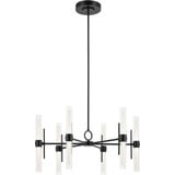 Riven 55W 12 LED Medium Chandelier 17 Inch Tall and 33 Inch Wide by Kichler - 52752