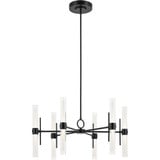 Riven 55W 12 LED Medium Chandelier 17 Inch Tall and 33 Inch Wide by Kichler - 52752