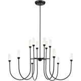 Moraine 55W 12 LED XLarge Chandelier 32.25 Inch and 50 Inch Wide by Kichler - 52758