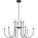 Moraine 55W 12 LED XLarge Chandelier 32.25 Inch and 50 Inch Wide by Kichler - 52758
