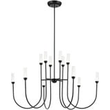 Moraine 55W 12 LED XLarge Chandelier 32.25 Inch and 50 Inch Wide by Kichler - 52758