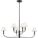 Eadie 6 Light Large Chandelier 19.5 Inch Tall and 6 Inch Wide by Kichler - 52767