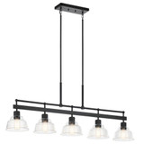 Eastmont 5 Light Industrial Linear Chandelier by Kichler - 52404