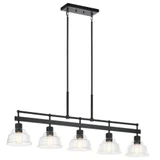 Eastmont 5 Light Industrial Linear Chandelier by Kichler - 52404