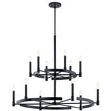 Tolani 12 Light Oversized 2 Tier Chandelier by Kichler - 52428