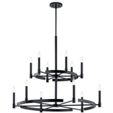 Tolani 12 Light Oversized 2 Tier Chandelier by Kichler - 52428