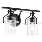 Everett 2 Light Bath Vanity 9.5 x 16 Inches by Kichler - 55078