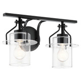 Everett 2 Light Bath Vanity 9.5 x 16 Inches by Kichler - 55078