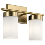 Ciona 2 Light Bath Vanity In Art Deco Style 10 x 14.5 Inches by Kichler - 55111