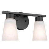 Stamos 2 Light Bath Vanity In Soft Modern Style 8 Inches Tall by Kichler - 55120