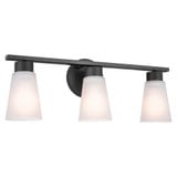 Stamos 3 Light Bath Vanity In Soft Modern Style 8 Inches Tall by Kichler - 55121