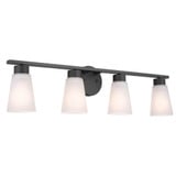 Stamos 4 Light Bath Vanity In Soft Modern Style 8 Inches Tall by Kichler - 55122