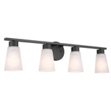 Stamos 4 Light Bath Vanity In Soft Modern Style 8 Inches Tall by Kichler - 55122