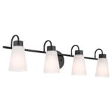 Erma 4 Light Bath Vanity 8.5 Inch Tall by Kichler - 55127