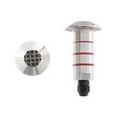 2W 1 LED Round Beveled Top Inground Indicator Light with Honeycomb by WAC - 1041