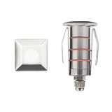 2W 1 LED Square Beveled Top Inground Indicator Light 3.13 Inch Tall by WAC - 1051